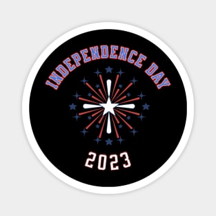 Explosive Celebration: Independence Day 2023 Magnet